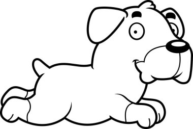 Çizgi film Rottweiler çalışan