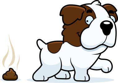 Çizgi film Saint Bernard Poop