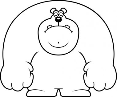 üzgün çizgi film ayı