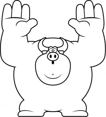 Çizgi film boğa teslim