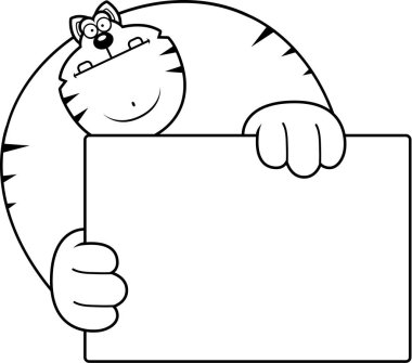 Karikatür kedi gizleme