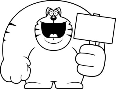 Karikatür kedi işareti