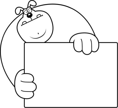 Karikatür köpek gizleme