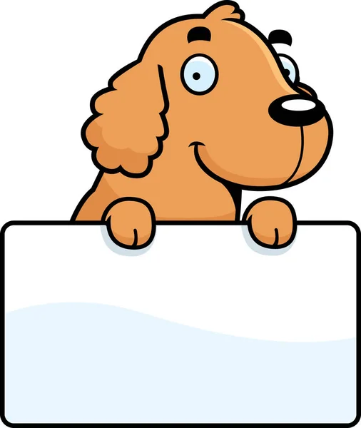 卡通可卡犬标志 — 图库矢量图片