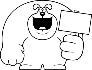 Çizgi film köpek işareti