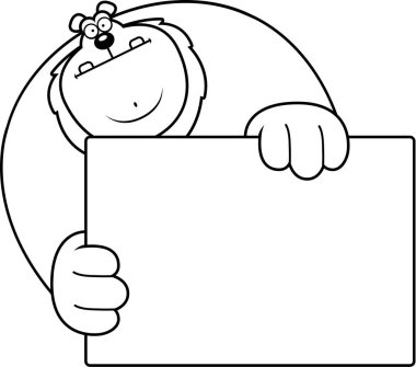 Çizgi film aslan gizleme