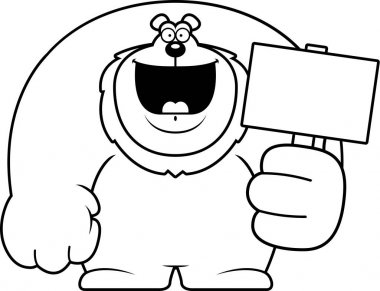 Çizgi film aslan işareti