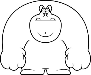 karikatür büyük domuz