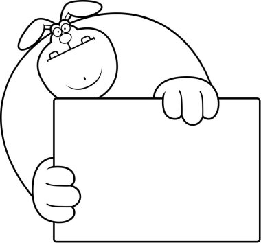 Karikatür tavşan gizleme