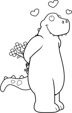 Çizgi film dinozor aşk