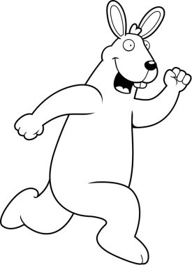 karikatür tavşan çalıştıran