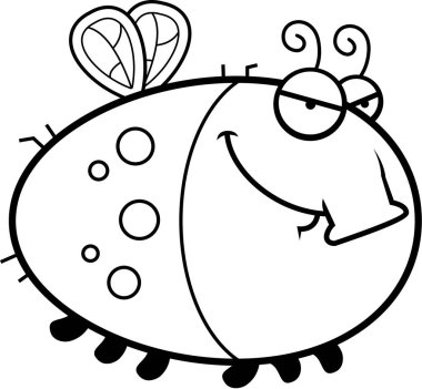 Kurnaz karikatür sinek