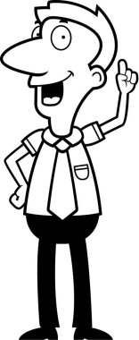 çizgi film iş adamı fikri