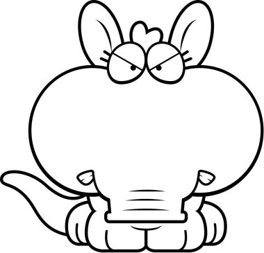 Çizgi film öfkeli yaban domuzu