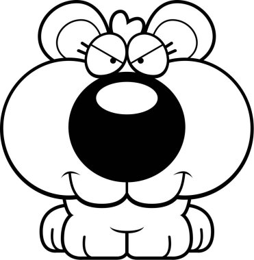 Çizgi film kurnaz ayı yavrusu