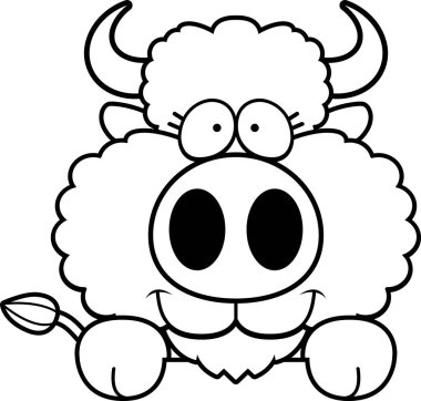 Çizgi film Buffalo bakmak