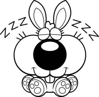 Çizgi film Bunny uyuklayan