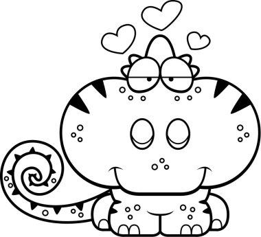 Çizgi film bukalemun aşk