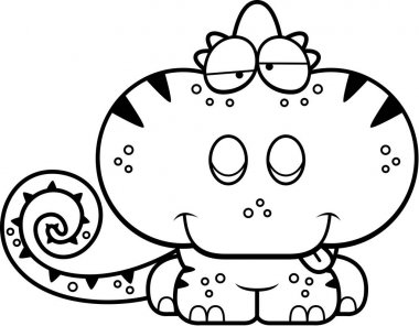 Çizgi film Goofy bukalemun