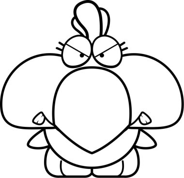 Çizgi film kızgın tavuk