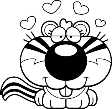 Çizgi film sincap aşk