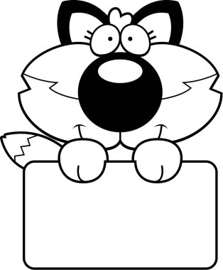 Çizgi film tilki yavrusu işareti