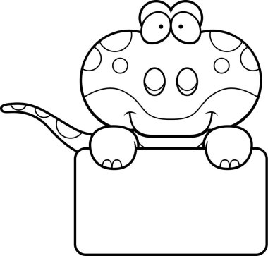 Çizgi film Gecko işareti