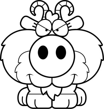 Çizgi film sinsi keçi