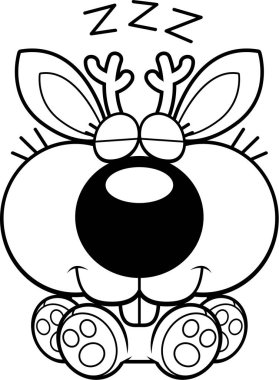 Çizgi film Jackalope uyuklayan