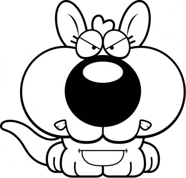 Çizgi film kızgın kanguru