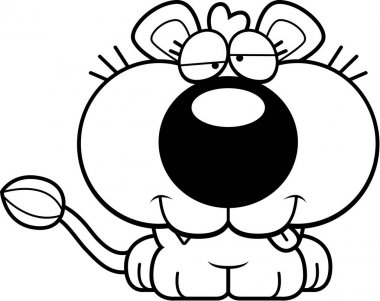 Çizgi film Goofy dişi aslan yavrusu