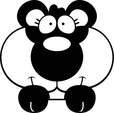 Çizgi film Panda yavrusu bakma