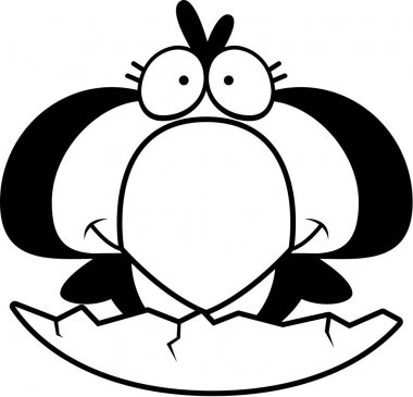 Karikatür penguen kapak