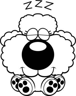 Çizgi film fino köpeği uyuklayan