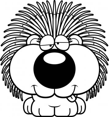 Çizgi film Goofy kirpi