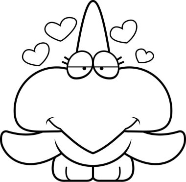 Çizgi film Pterodactyl aşk