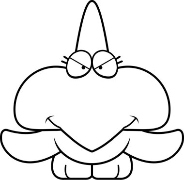 Çizgi film dolambaçlı Pterodactyl