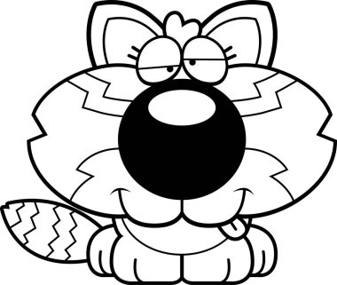 Çizgi film Goofy kırmızı Panda