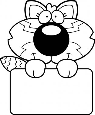 Çizgi film Red Panda işareti