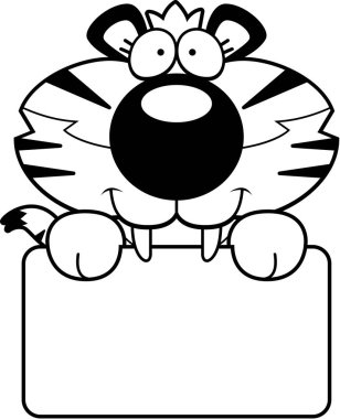 Saber - dişli kaplan işareti