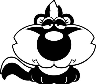 Çizgi film üzgün kokarca