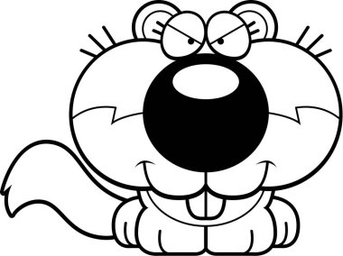 Çizgi film kurnaz sincap