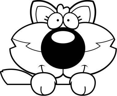 Çizgi film kurt yavru bakmak