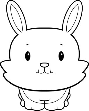 Çizgi film bebeği tavşan