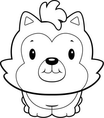 Çizgi film bebek kurt