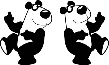 Çizgi film Panda dans