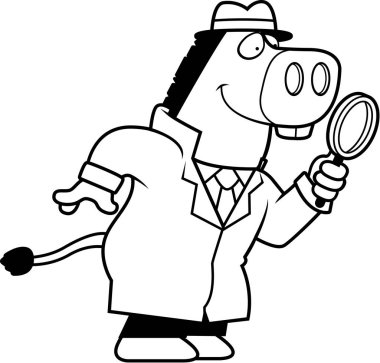 Çizgi film eşek Dedektif