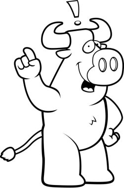 Çizgi film boğa fikir