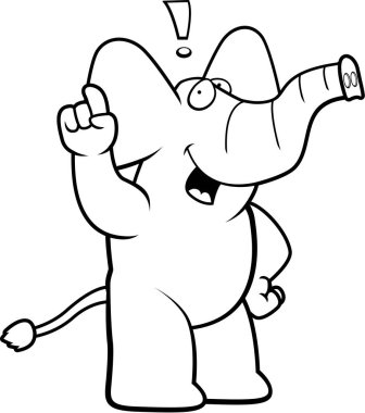 Çizgi film fil fikir