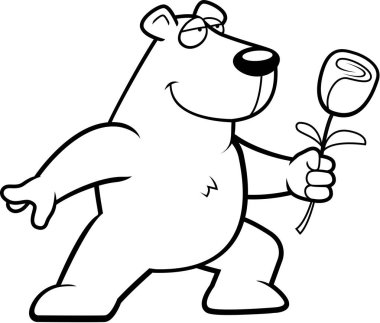 Kutup ayısı çiçek